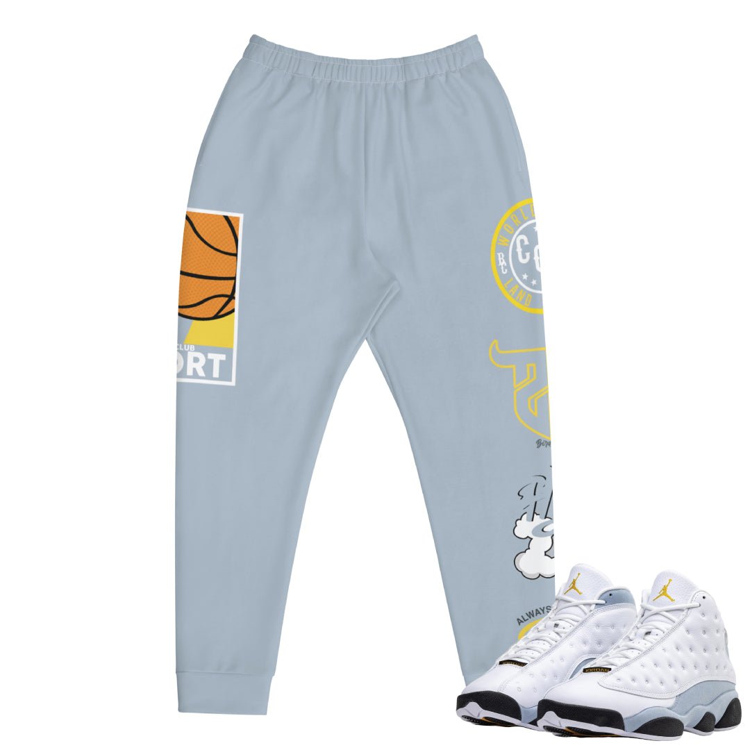 Retro 13 Blue Grey Joggers - Sneaker Tees to match Air Jordan Sneakers
