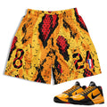 Kobe 5 Protro 'Bruce Lee' Mamba Shorts - Sneaker Tees to match Air Jordan Sneakers