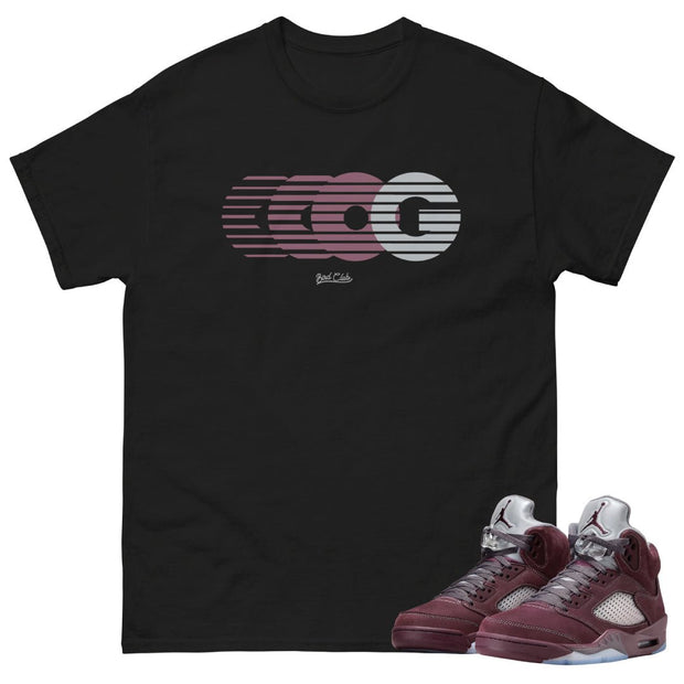 RETRO 5 BURGUNDY TRIPLE OG SHIRT - Sneaker Tees to match Air Jordan Sneakers