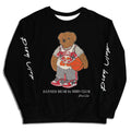 Banned Bear Chenille Sweatshirt - Sneaker Tees to match Air Jordan Sneakers