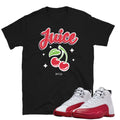 Retro 12 Cherry Juice Shirt - Sneaker Tees to match Air Jordan Sneakers