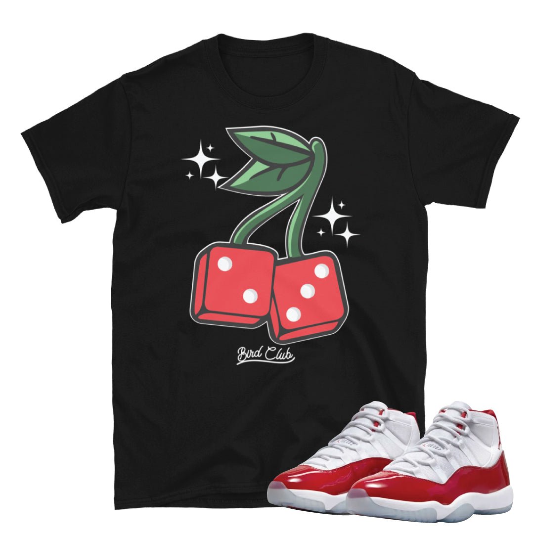 Retro 11 Cherry Red Shirt - Sneaker Tees to match Air Jordan Sneakers