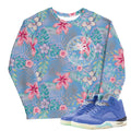 Retro 5 "We The Best" Matching Tropical Dade Sweatshirt - Sneaker Tees to match Air Jordan Sneakers