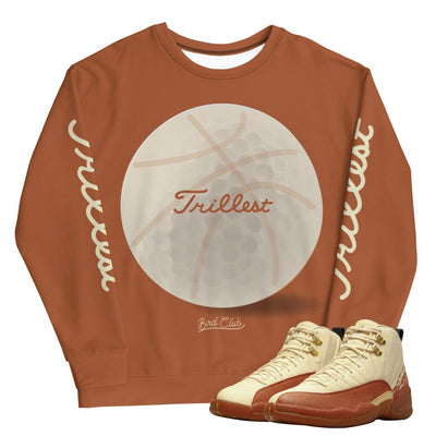 Retro 12 Eastside Golf Burnt Sunrise Sweatshirt - Sneaker Tees to match Air Jordan Sneakers