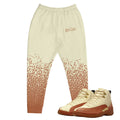 Retro 12 Eastside Golf Muslin Splatter Joggers - Sneaker Tees to match Air Jordan Sneakers