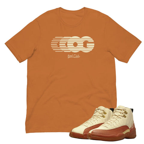 Retro 12 Eastside Golf Burnt sunrise shirt - Sneaker Tees to match Air Jordan Sneakers