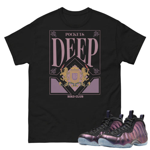 Air Foamposite One Eggplant "Deep Pockets" Shirt - Sneaker Tees to match Air Jordan Sneakers