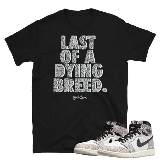 Retro 1 "Elephant Print" Dying Breed Shirt - Sneaker Tees to match Air Jordan Sneakers