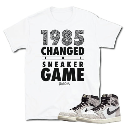 Retro 1 "Elephant Print" Game Changer Shirt - Sneaker Tees to match Air Jordan Sneakers