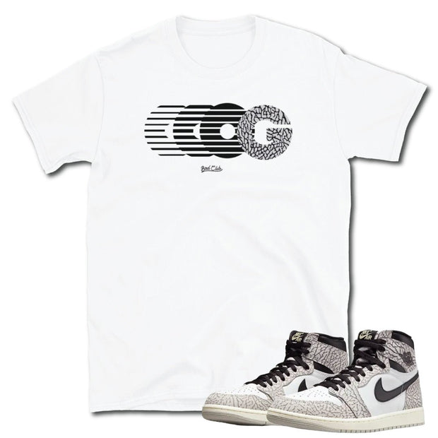 Retro 1 "Elephant Print" Triple OG Shirt - Sneaker Tees to match Air Jordan Sneakers
