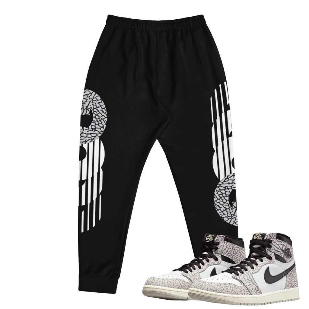 Retro 1 "Elephant Print" Triple OG Joggers - Sneaker Tees to match Air Jordan Sneakers