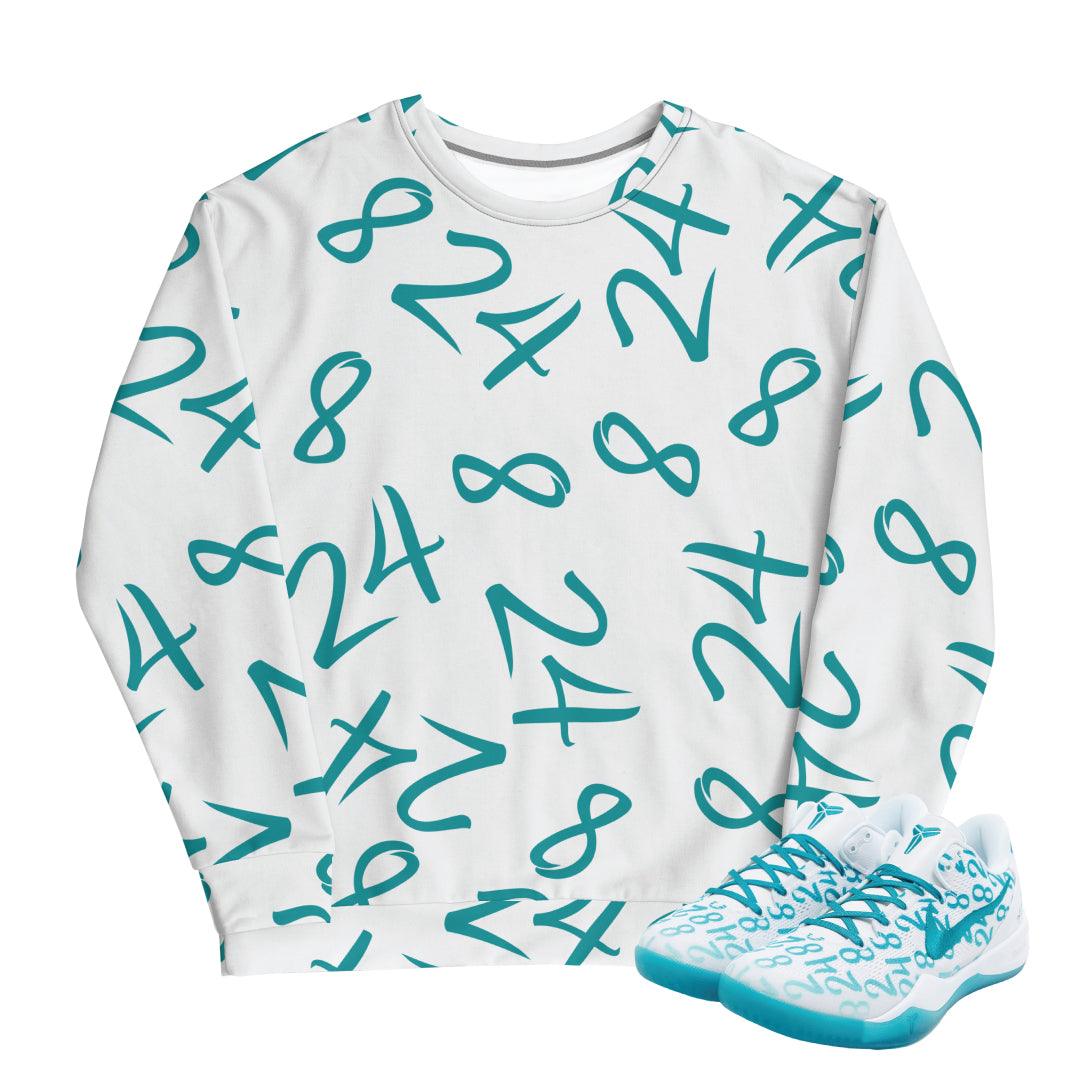 Kobe Protro 8 "Radiant Emerald" 8 24 Sweatshirt - Sneaker Tees to match Air Jordan Sneakers