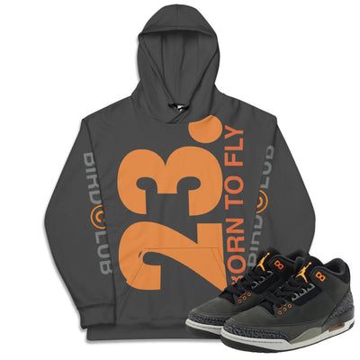 Retro 3 Fear 23 Hoodie - Sneaker Tees to match Air Jordan Sneakers