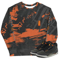 Retro 3 Fear Camo Sweater - Sneaker Tees to match Air Jordan Sneakers