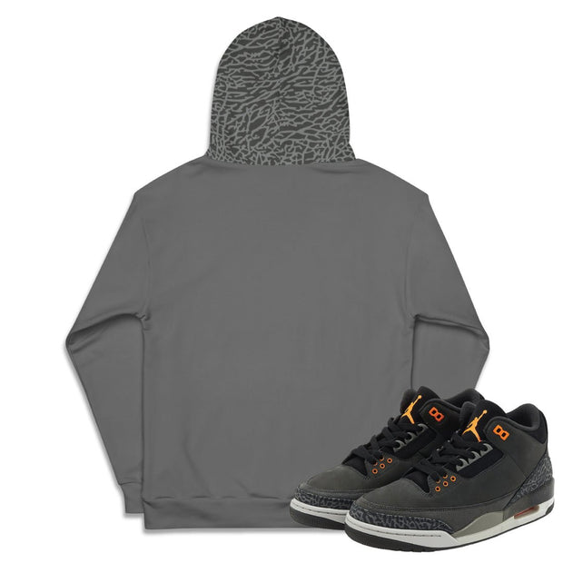 Retro 3 Fear Lifestyle Hoodie - Sneaker Tees to match Air Jordan Sneakers