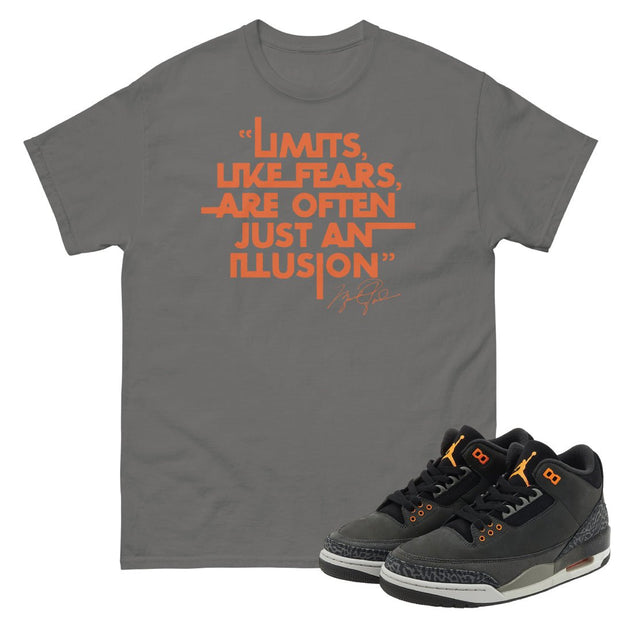 Retro 3 Fear Shirt - Sneaker Tees to match Air Jordan Sneakers