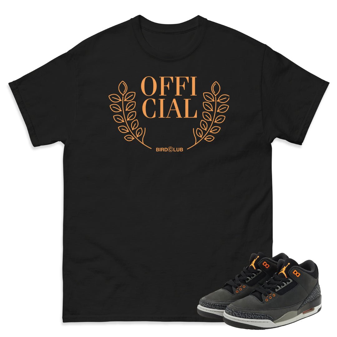 Retro 3 Fear Official Shirt - Sneaker Tees to match Air Jordan Sneakers