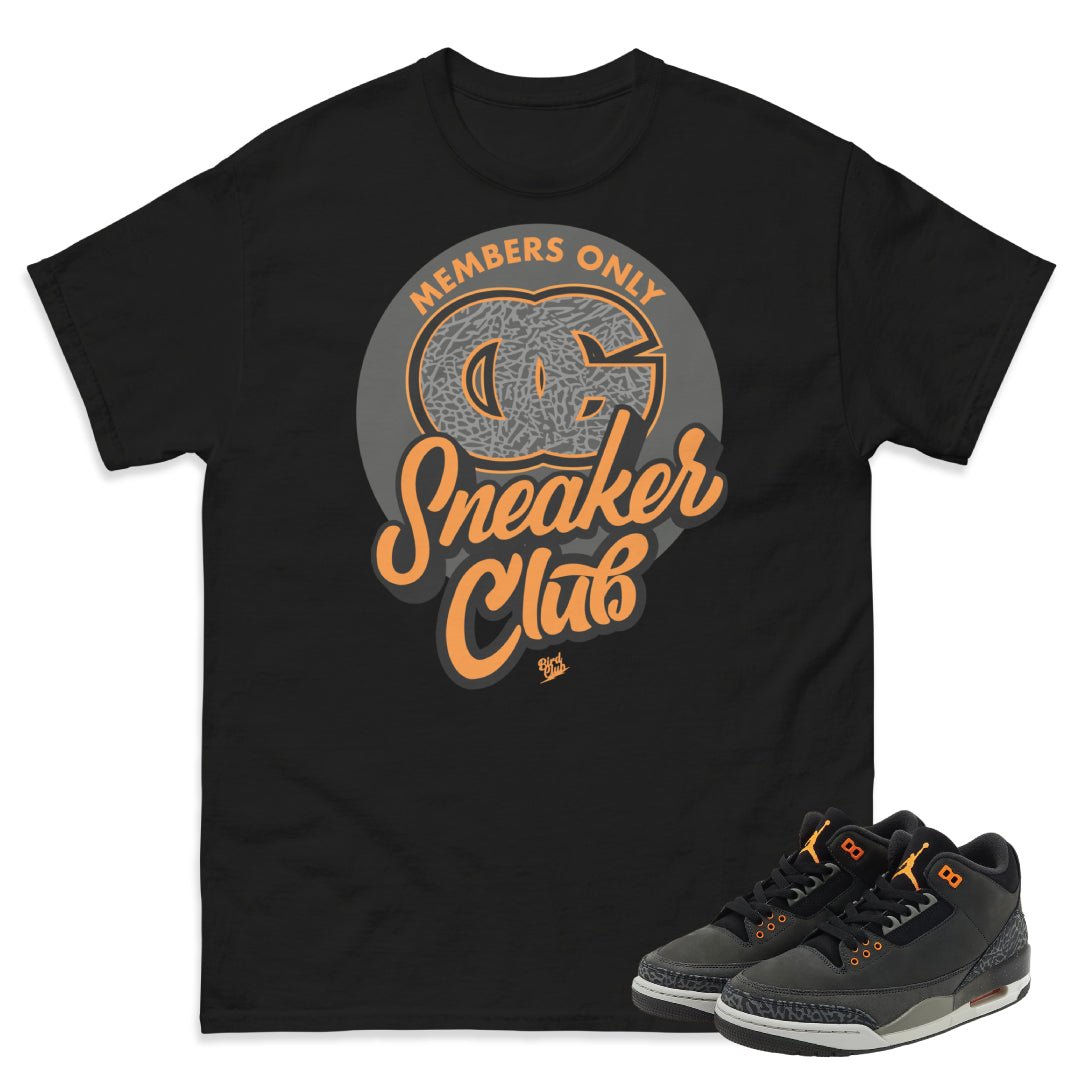 Retro 3 Fear OG Elephant Print Shirt - Sneaker Tees to match Air Jordan Sneakers