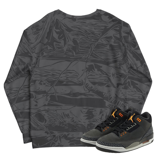 Retro 3 Fear Play Dominate Repeat Sweater - Sneaker Tees to match Air Jordan Sneakers