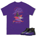 RETRO 12 FIELD PURPLE "AIR SHOW" SHIRT - Sneaker Tees to match Air Jordan Sneakers