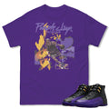 RETRO 12 FIELD PURPLE "PURPLE JAYS" SHIRT - Sneaker Tees to match Air Jordan Sneakers