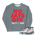 Retro 9 Fire Red Sweatshirt - Sneaker Tees to match Air Jordan Sneakers
