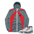 Retro 9 Fire Red Track Suit - Sneaker Tees to match Air Jordan Sneakers