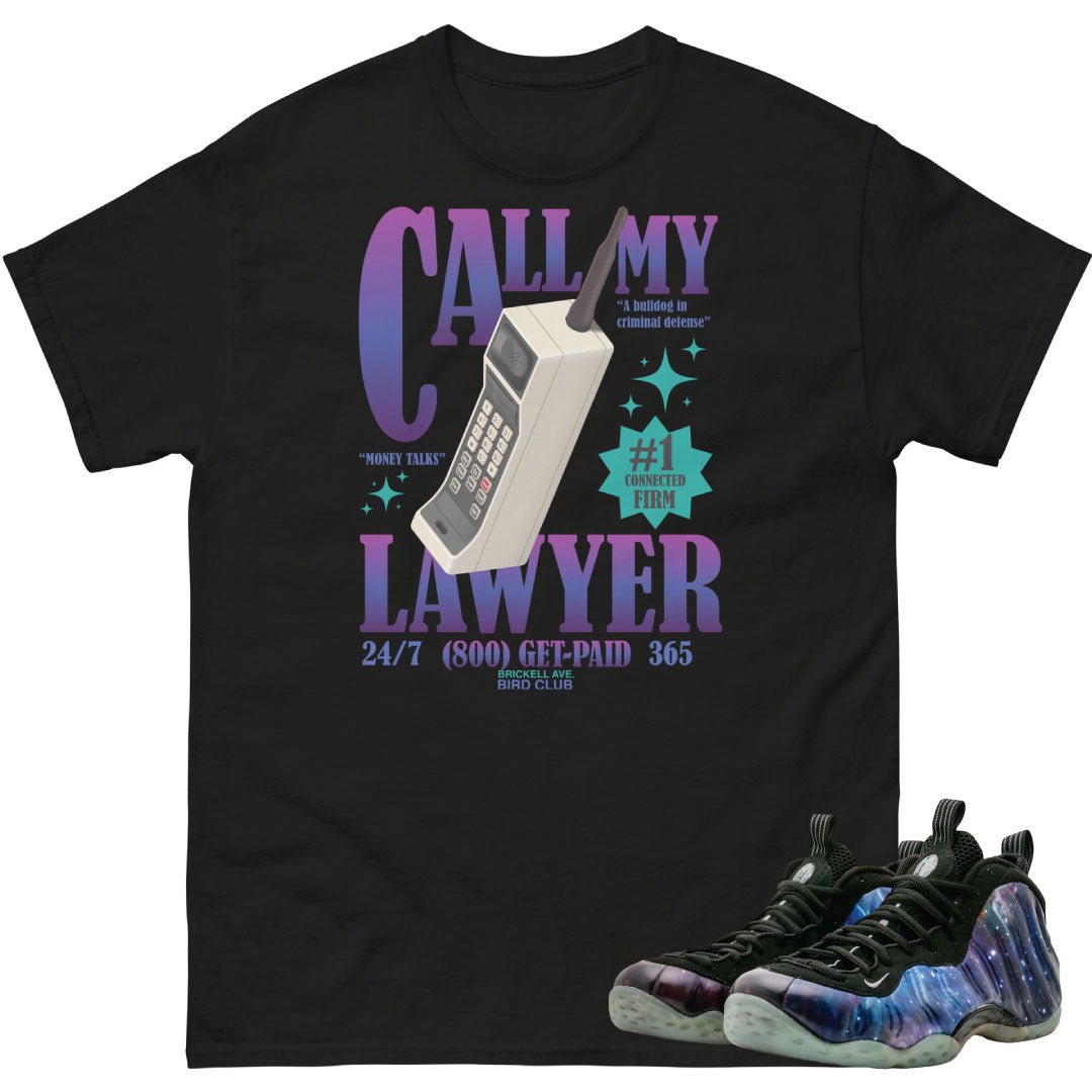Foamposite Galaxy "Lawyered up"Shirt - Sneaker Tees to match Air Jordan Sneakers