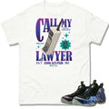 Foamposite Galaxy "Lawyered up"Shirt - Sneaker Tees to match Air Jordan Sneakers