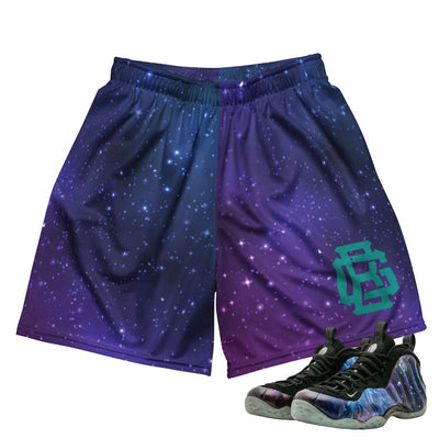 Foamposite Galaxy Shorts - Sneaker Tees to match Air Jordan Sneakers