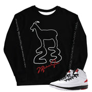 Retro 2 "Chicago" Sweatshirt - Sneaker Tees to match Air Jordan Sneakers