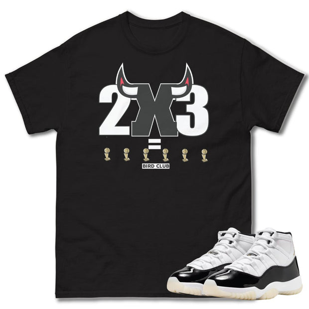 Retro 11 "Gratitude" 2 x 3 Shirt - Sneaker Tees to match Air Jordan Sneakers