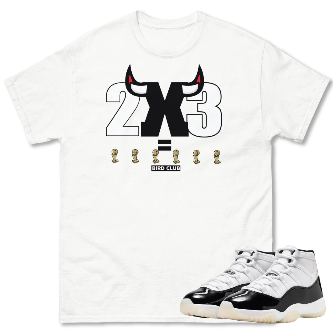 Retro 11 "Gratitude" 2 x 3 Shirt - Sneaker Tees to match Air Jordan Sneakers