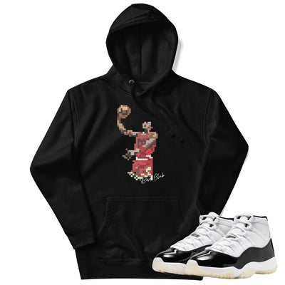 Retro 11 "Gratitude" Air Pixel Hoodie - Sneaker Tees to match Air Jordan Sneakers