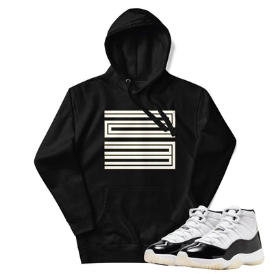 Retro 11 "Gratitude" Big 23 Hoodie - Sneaker Tees to match Air Jordan Sneakers