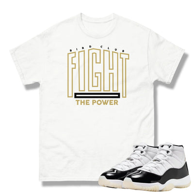 Retro 11 "Gratitude" Fight the Power Shirt - Sneaker Tees to match Air Jordan Sneakers