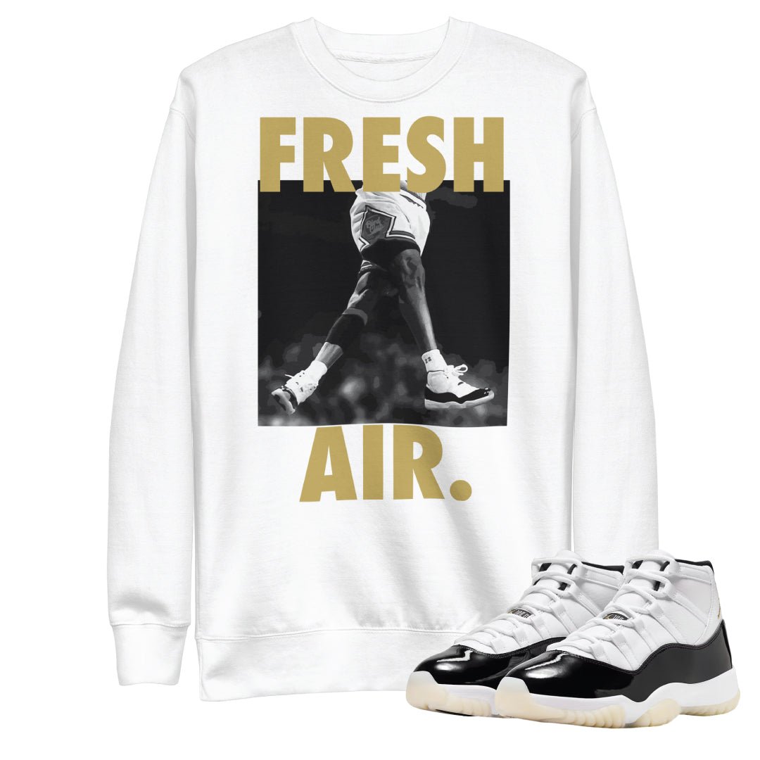 Retro 11 "Gratitude" Fresh Air Hoodie - Sneaker Tees to match Air Jordan Sneakers