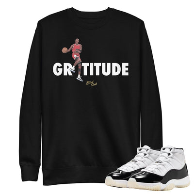 Retro 11 "Gratitude" Sweatshirt - Sneaker Tees to match Air Jordan Sneakers