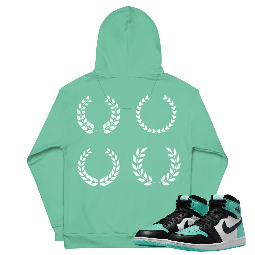 Retro 1 "Green Glow" Winners Hoodie