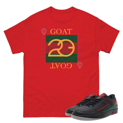 Retro 2 Low Gucci Goat Shirt - Sneaker Tees to match Air Jordan Sneakers