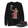 Retro 2 Low Christmas Gucci Air Pixel Sweatshirt - Sneaker Tees to match Air Jordan Sneakers