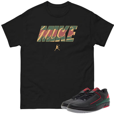 Retro 2 Low Christmas Gucci Mike Shirt - Sneaker Tees to match Air Jordan Sneakers