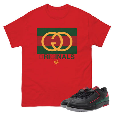 Retro 2 Low Gucci Originals Shirt - Sneaker Tees to match Air Jordan Sneakers