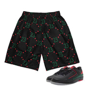 Retro 2 Low Gucci 23 Print Shorts - Sneaker Tees to match Air Jordan Sneakers