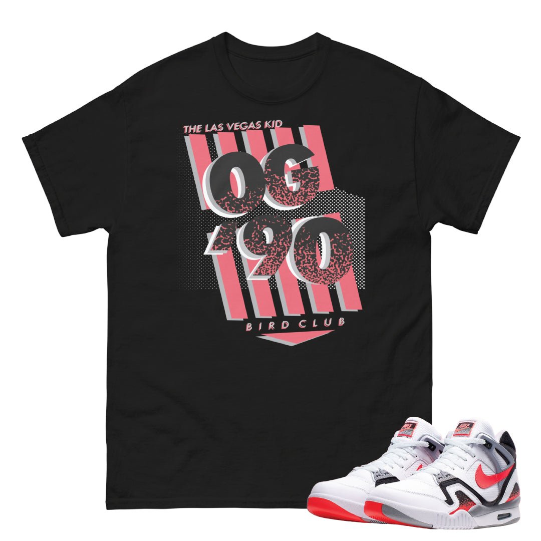 Air Tech Challenge 2 Hot Lava OG Shirt - Sneaker Tees to match Air Jordan Sneakers