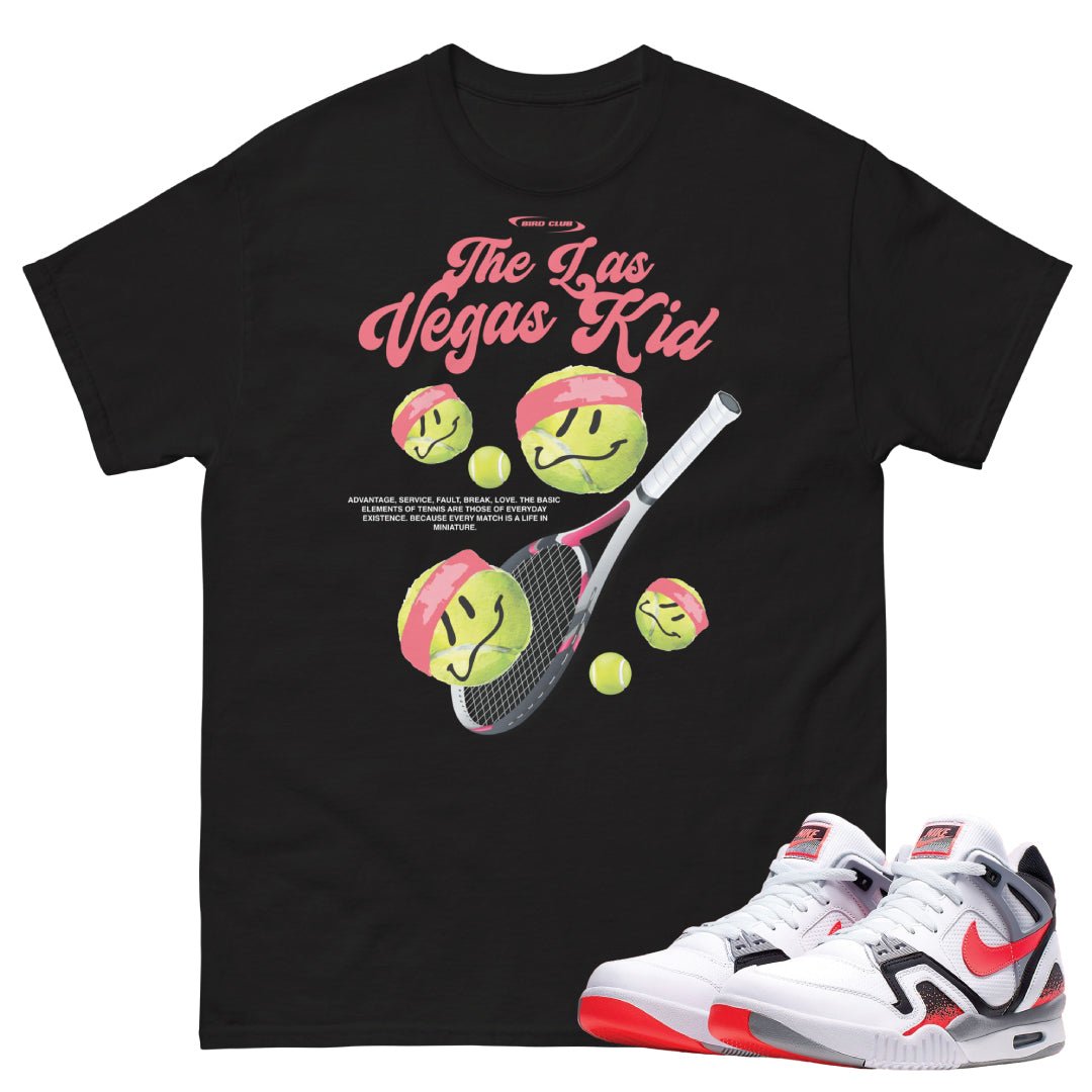 Air Tech Challenge 2 Hot Lava "Las Vegas Kid" Shirt - Sneaker Tees to match Air Jordan Sneakers
