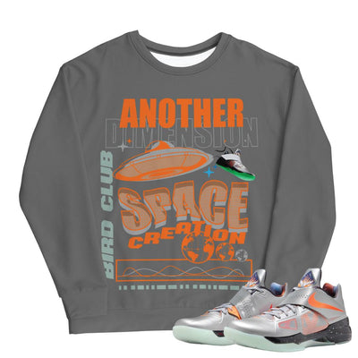 KD 4 Galaxy "Another Space Creation" Sweatshirt - Sneaker Tees to match Air Jordan Sneakers