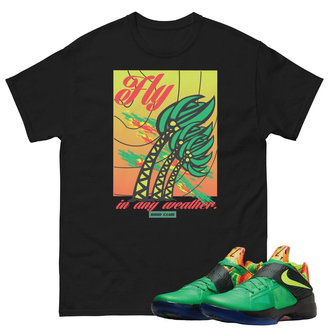 KD Weatherman "Fly in any weather" Shirt - Sneaker Tees to match Air Jordan Sneakers