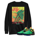 KD Weatherman "Fly in any weather" Sweatshirt - Sneaker Tees to match Air Jordan Sneakers