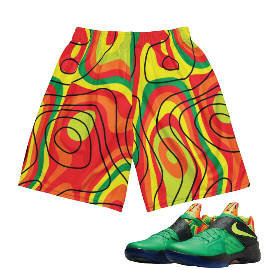 KD Weatherman "Radar" Shorts - Sneaker Tees to match Air Jordan Sneakers